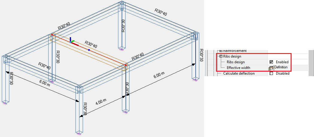 Option für die Unterzugbemessung in Advance Design Option für die Unterzugbemessung in Advance Design