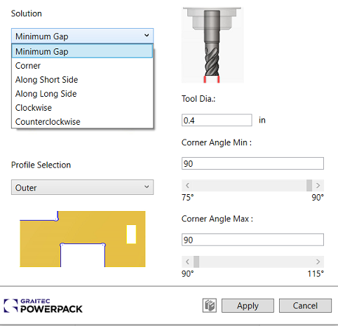 DogBoneView dialog DogBoneView dialog