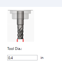 Tool Diameter Tool Diameter